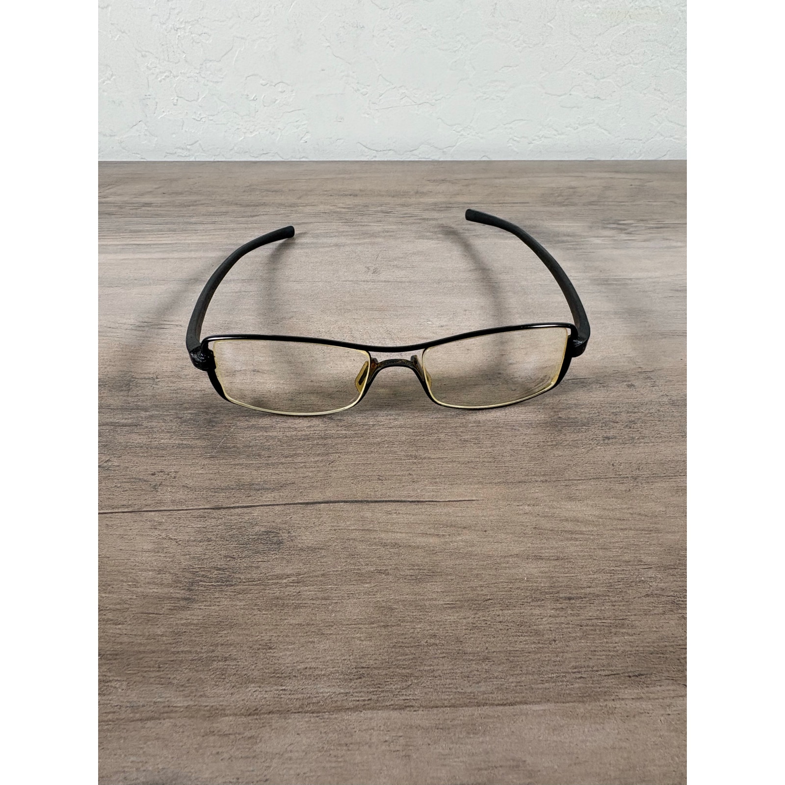Tag Heuer 4606 136 Th 7001 001 50 15 Men's Eyeglasses Black Vintage Euc — image 3 of 6